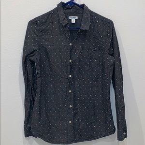Polka dot Button down ⚪️🔵
